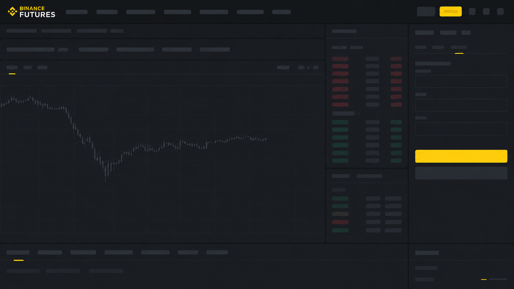 BTC Heatmap terminal on Binance