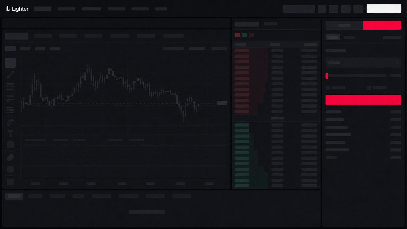 BTC Heatmap terminal on Lighter